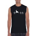 thumbnail image 1 of NIB - Men's Graphic T-Shirt Sleeveless - Elephant Heartbeat, 1 of 5