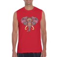 thumbnail image 1 of NIB - Men's Graphic T-Shirt Sleeveless - Elephant Mosaic, 1 of 5