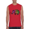 thumbnail image 1 of Normal is Boring - Men's Graphic T-Shirt Sleeveless, up to Men Size 3XL - Elephant, 1 of 5