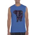 thumbnail image 1 of Normal is Boring - Men's Graphic T-Shirt Sleeveless, up to Men Size 3XL - Elephant, 1 of 2