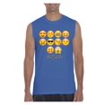thumbnail image 1 of NIB - Men's Graphic T-Shirt Sleeveless - Emoji Entourage, 1 of 5