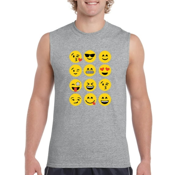 Normal is Boring - Men's Graphic T-Shirt Sleeveless, up to Men Size 3XL - Emoji Group