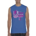 thumbnail image 1 of Normal is Boring - Men's Graphic T-Shirt Sleeveless, up to Men Size 3XL - Fight Breast Cancer, 1 of 2