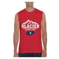 thumbnail image 1 of NIB - Men's Graphic T-Shirt Sleeveless - Glacier National Park, 1 of 5