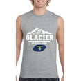 thumbnail image 1 of Normal is Boring - Men's Graphic T-Shirt Sleeveless, up to Men Size 3XL - Glacier National Park, 1 of 2