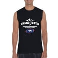 thumbnail image 1 of NIB - Men's Graphic T-Shirt Sleeveless - Grand Teton National Park, 1 of 5
