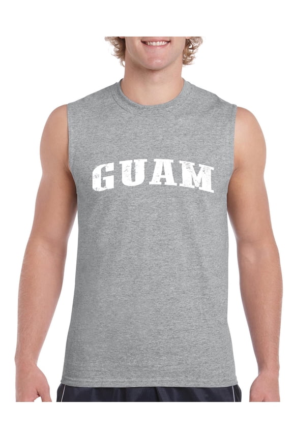 - Men's Graphic T-Shirt Sleeveless - Guam