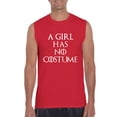 thumbnail image 1 of NIB - Men's Graphic T-Shirt Sleeveless - Halloween Costume This Girl Has No Costume, 1 of 5
