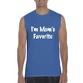 thumbnail image 1 of Normal is Boring - Men's Graphic T-Shirt Sleeveless, up to Men Size 3XL - I'm Mom's Favorite, 1 of 2