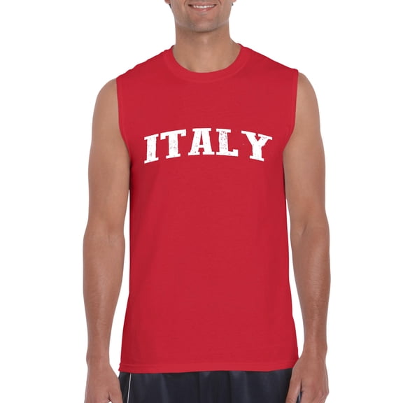 Normal is Boring - Men's Graphic T-Shirt Sleeveless, up to Men Size 3XL - Italy