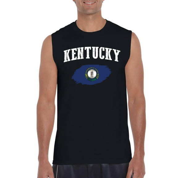 Normal is Boring - Men's Graphic T-Shirt Sleeveless, up to Men Size 3XL - Kentucky