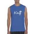thumbnail image 1 of Normal is Boring - Men's Graphic T-Shirt Sleeveless, up to Men Size 3XL - King Crown, 1 of 2