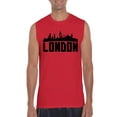 thumbnail image 1 of Normal is Boring - Men's Graphic T-Shirt Sleeveless, up to Men Size 3XL - London, 1 of 5