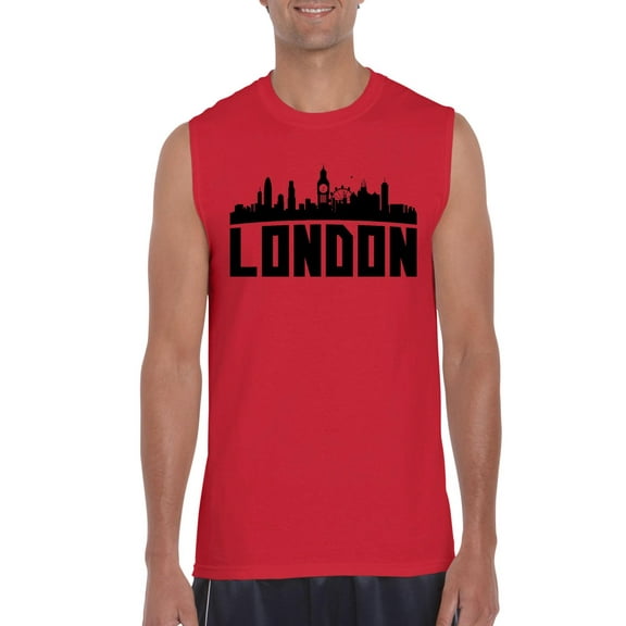 Normal is Boring - Men's Graphic T-Shirt Sleeveless, up to Men Size 3XL - London