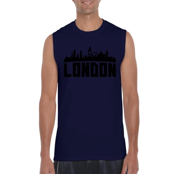 Normal is Boring - Men's Graphic T-Shirt Sleeveless, up to Men Size 3XL - London