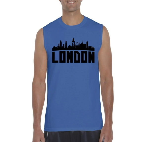 Normal is Boring - Men's Graphic T-Shirt Sleeveless, up to Men Size 3XL - London