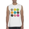 thumbnail image 1 of Normal is Boring - Men's Graphic T-Shirt Sleeveless, up to Men Size 3XL - Love Food Donuts Doughnuts, 1 of 5