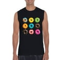 thumbnail image 1 of Normal is Boring - Men's Graphic T-Shirt Sleeveless, up to Men Size 3XL - Love Food Donuts Doughnuts, 1 of 5