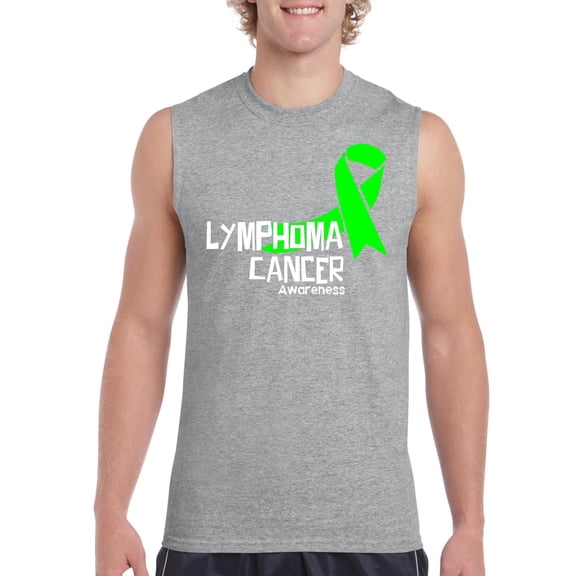 Normal is Boring - Men's Graphic T-Shirt Sleeveless, up to Men Size 3XL - Lymphoma Cancer