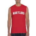 thumbnail image 1 of Normal is Boring - Men's Graphic T-Shirt Sleeveless, up to Men Size 3XL - Maryland, 1 of 5