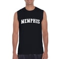 thumbnail image 1 of Normal is Boring - Men's Graphic T-Shirt Sleeveless, up to Men Size 3XL - Memphis, 1 of 5