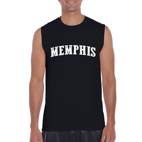 Normal is Boring - Men's Graphic T-Shirt Sleeveless, up to Men Size 3XL - Memphis