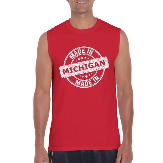 Normal is Boring - Men's Graphic T-Shirt Sleeveless, up to Men Size 3XL - Michigan Made