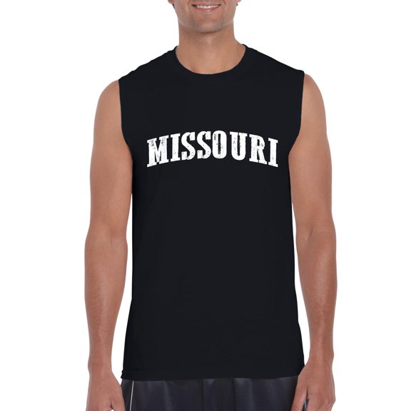 Normal is Boring - Men's Graphic T-Shirt Sleeveless, up to Men Size 3XL - Missouri