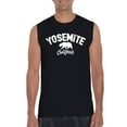thumbnail image 1 of Normal is Boring - Men's Graphic T-Shirt Sleeveless, up to Men Size 3XL - National Park Yosemite, 1 of 5