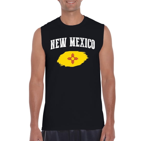 Normal is Boring - Men's Graphic T-Shirt Sleeveless, up to Men Size 3XL - New Mexico
