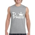 thumbnail image 1 of Normal is Boring - Men's Graphic T-Shirt Sleeveless, up to Men Size 3XL - Princess Crown, 1 of 2