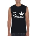 thumbnail image 1 of Normal is Boring - Men's Graphic T-Shirt Sleeveless, up to Men Size 3XL - Princess Crown, 1 of 5