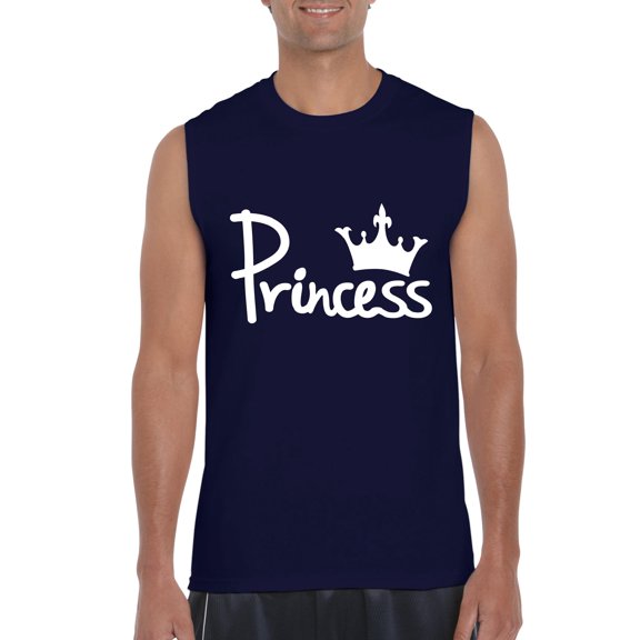 Normal is Boring - Men's Graphic T-Shirt Sleeveless, up to Men Size 3XL - Princess Crown