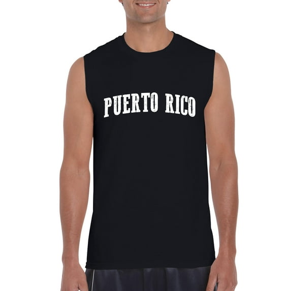 NIB - Men's Graphic T-Shirt Sleeveless - Puerto Rico