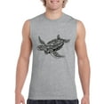 thumbnail image 1 of Normal is Boring - Men's Graphic T-Shirt Sleeveless, up to Men Size 3XL - Sea Turtle Hawaii, 1 of 2