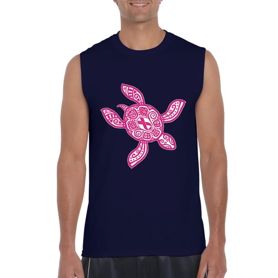 Normal is Boring - Men's Graphic T-Shirt Sleeveless, up to Men Size 3XL - Sea Turtle Hawaii