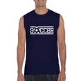 thumbnail image 1 of Normal is Boring - Men's Graphic T-Shirt Sleeveless, up to Men Size 3XL - Soccer Balls, 1 of 5
