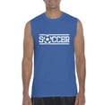 thumbnail image 1 of Normal is Boring - Men's Graphic T-Shirt Sleeveless, up to Men Size 3XL - Soccer Balls, 1 of 2