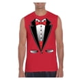 thumbnail image 1 of Normal is Boring - Men's Graphic T-Shirt Sleeveless, up to Men Size 3XL - Tuxedo Prom Costume, 1 of 5