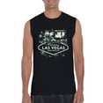 thumbnail image 1 of Normal is Boring - Men's Graphic T-Shirt Sleeveless, up to Men Size 3XL - Welcome to Las Vegas Nevada, 1 of 5