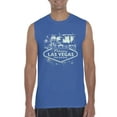 thumbnail image 1 of Normal is Boring - Men's Graphic T-Shirt Sleeveless, up to Men Size 3XL - Welcome to Las Vegas Nevada, 1 of 2