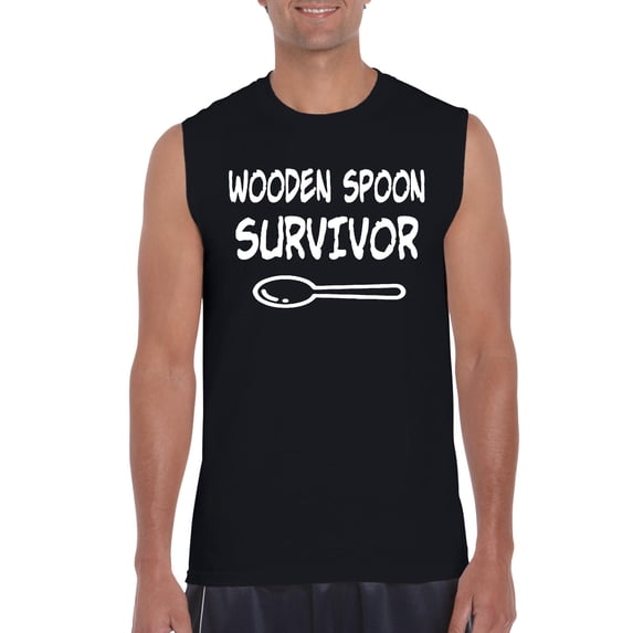 Normal is Boring - Men's Graphic T-Shirt Sleeveless, up to Men Size 3XL - Wooden Spoon Survivor