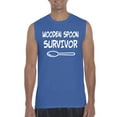 thumbnail image 1 of Normal is Boring - Men's Graphic T-Shirt Sleeveless, up to Men Size 3XL - Wooden Spoon Survivor, 1 of 2