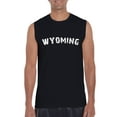 thumbnail image 1 of Normal is Boring - Men's Graphic T-Shirt Sleeveless, up to Men Size 3XL - Wyoming, 1 of 5