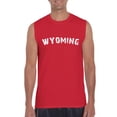 thumbnail image 1 of Normal is Boring - Men's Graphic T-Shirt Sleeveless, up to Men Size 3XL - Wyoming, 1 of 5