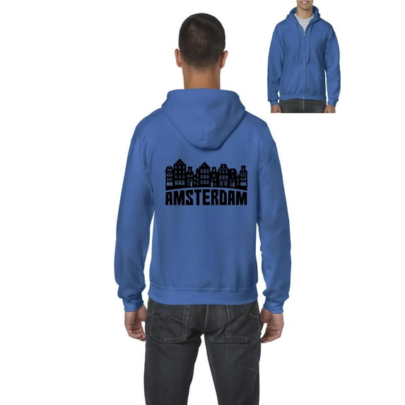 NIB - Men's Sweatshirt Full-Zip Pullover - Amsterdam