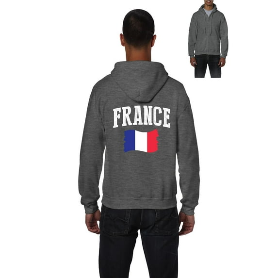 NIB - Men's Sweatshirt Full-Zip Pullover - France
