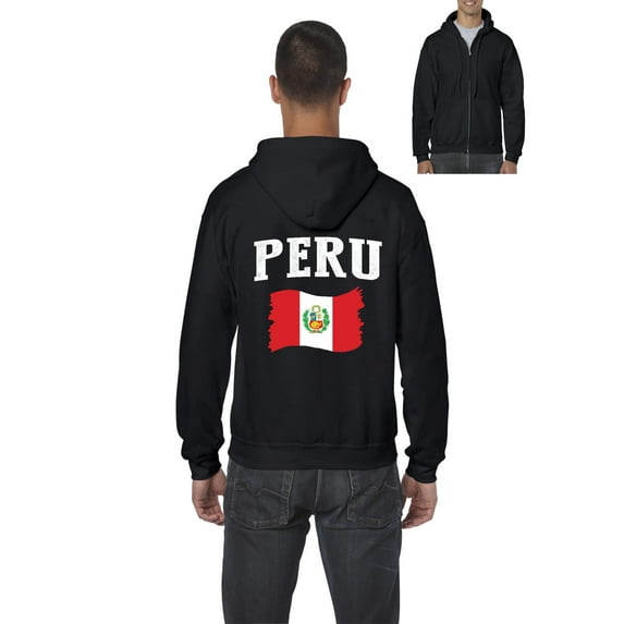 Normal is Boring - Men's Sweatshirt Full-Zip Pullover, up to Men Size 5XL - Peru