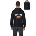 thumbnail image 1 of Normal is Boring - Men's Sweatshirt Full-Zip Pullover, up to Men Size 5XL - Tucson Arizona Flag, 1 of 5