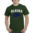 thumbnail image 1 of Normal is Boring - Men's T-Shirt Short Sleeve, up to Men Size 5XL - Alaska Flag, 1 of 5